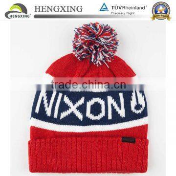 2015 Fashion Thick embroidered beanie hat knitting pattern