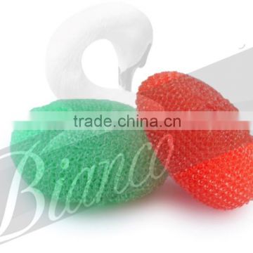 Different Color Plastic Scourers for Delicate Cleaning