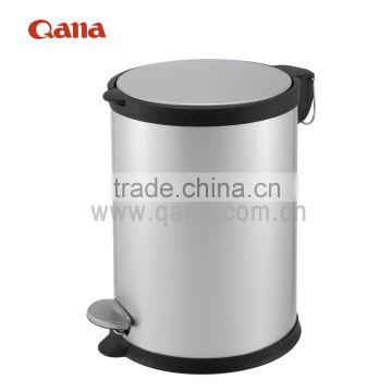 3L - 30L Factory Made Plastic Pedal Stainless Steel Garbage Can