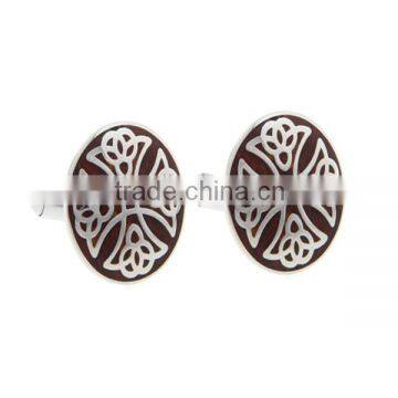 Fashion Jewelry Wholesale Wood Cufflinks for Men photo-5