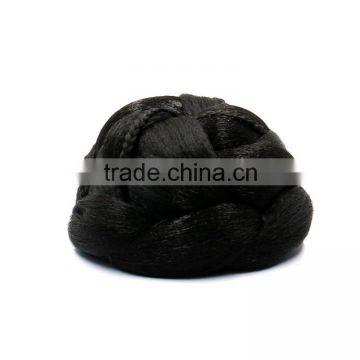 Cheap Synthetic Hair Bun Nets Factory Supply Different Styles Hair Bun For Black Women