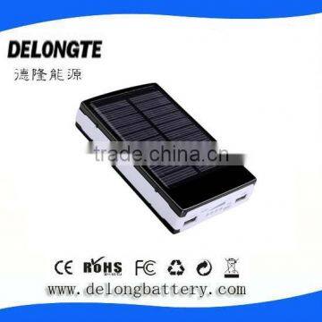 10000mah Waterproof solar charger for mobile phone solar mobile charger