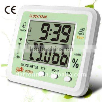 KT202 digital plastic lcd thermometer