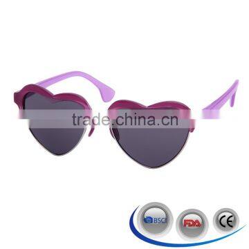 2016 Novelty candy multi-colors metal half-frame girl sunglasses