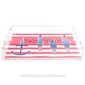 beautiful acrylic trays wholesale,acrylic tray with insert,clear acrylic tray