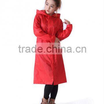 high visible reflective long raincoat