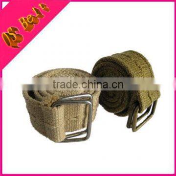Fashion Polyester Knitted Canvas Cloth Belt