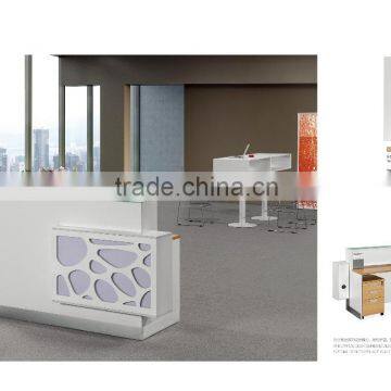 Salon Reception Desk Wooden Modern Design Office Reception Desk photo-4