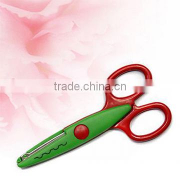 Child Safety Scissors Plastic Handle Stationery Paper-cut Scissors