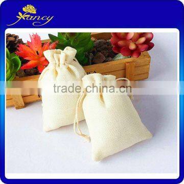 hot sell Small drawstring jute bag gunny bag