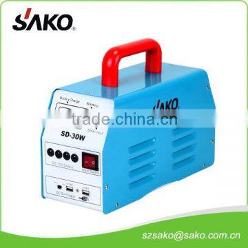 2015 Newest DC Solar System With USB Chagrer and 12V DC Light and Battery Inside photo-3