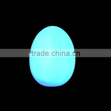 7 color changing LED Table lamp light LED egg for decoration