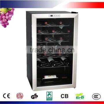 33 Bottles Compressor Wine Fridges with Stainless Steel Door JC-95E