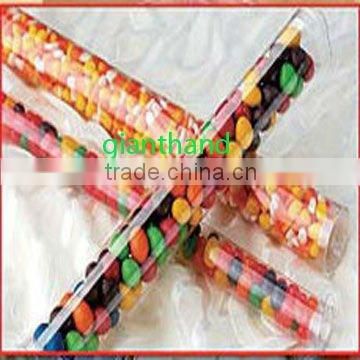 transparent clear plastic tube for candy