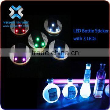 Hot Sale Party Decoration Color Changing Coaster LED Bright Light Coaster,led Sticker photo-2