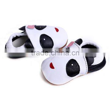 2016 New Fashion Leather Baby Girl Panda Shoes Cheap Cute Baby Crib Shoes Quality Choice photo-2