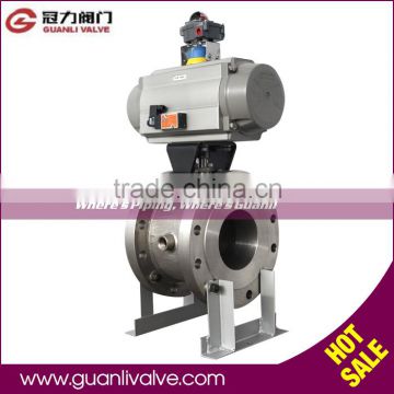 Pneumatic Segmented Ball Valves with Jacket