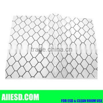 transaprent 0.5mm thickiness conductive PVC grid sheet