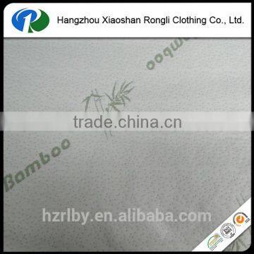 bamboo and polyester knitted jacquard mattress fabric