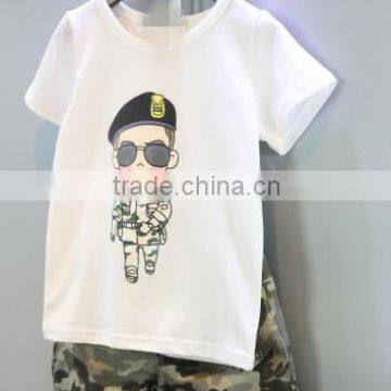 High Quality Camouflage Boy Clothing Children Pants Suits Set