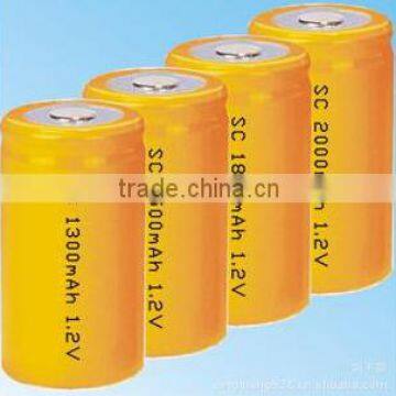 High quality NI-MH battery SC 1.2V 1800mAh