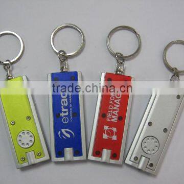 popular mini plastic led keyring