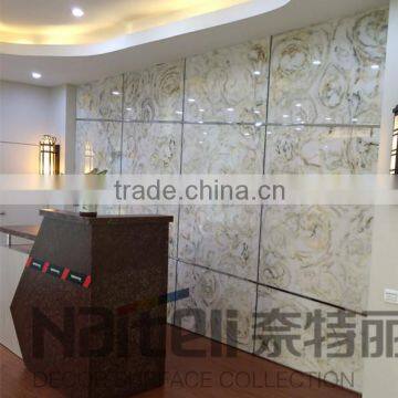 Translucent Resin Panel Modern Kitchen Furniture photo-3