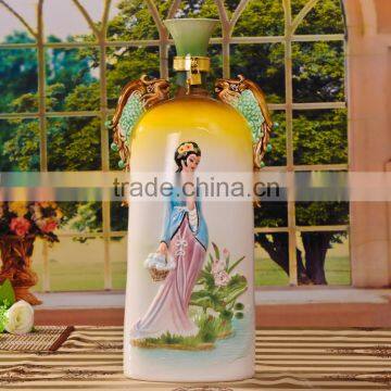 High quality made in China decoration Ceramic Wine bottles