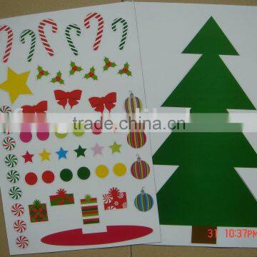 Christmas tree puzzle magnet christmas tree fridge magnet