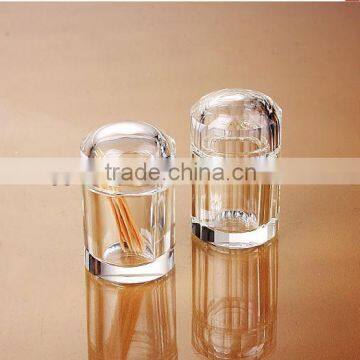 2015 Wholesale beautiful clear crystal toothpick holder