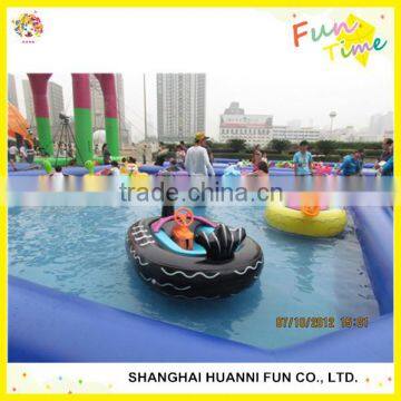 Giraffe Style Amusement Water Park Rides Mini Kids Bumper Boat Inflatable Water Boat for Sale With Motor photo-3