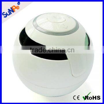 Hot new products for 2016 music player power amplifier ball shape LED mini bluetooth speaker with FM radio