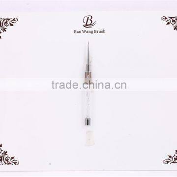 newest acrylic handle thin nail design brush