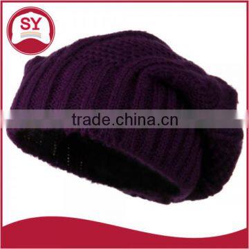 100% acrylic Skullie Cable Beanie for men and women