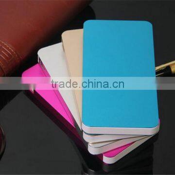 Aluminum metal shell Portable 10000mah power bank for macbook pro /ipad mini