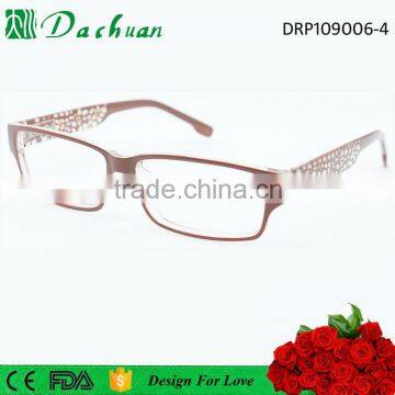2016 top sale computer reading glasses,diamond and laser pattern legend computer reading eyewear