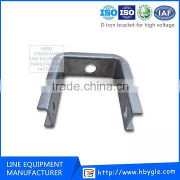 Disc Insulator with D rion bracket/Secondary Rack D Iron for pole line/MADE IN CHINA