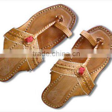 Leather Kolhapuri Chappals