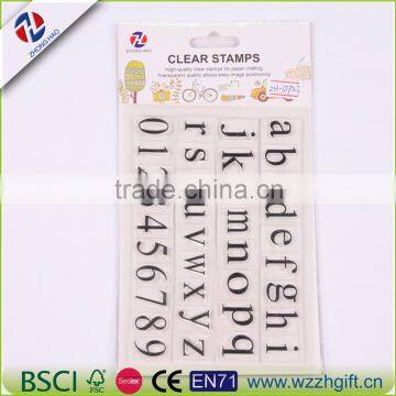 Promotional latest high quality craft clear stamp