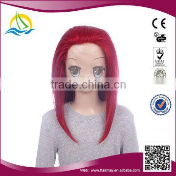 2014 Hot selling high density burgundy lace front wig