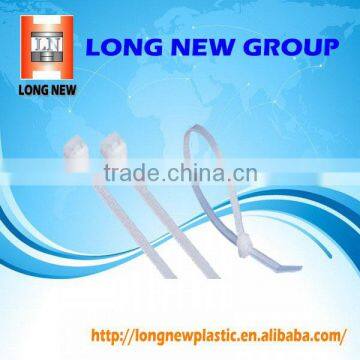 E Good quality White Bundled nylon soft plastic cable tie