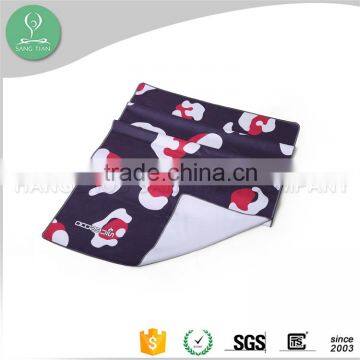 Water Absorbing Microfiber Sublimation Printed Non Slip Yoga Towel photo-3