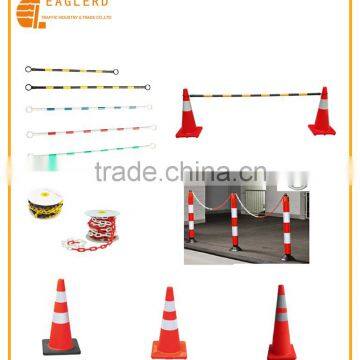 Black & Yellow ABS Plastic Traffic Cone Bar