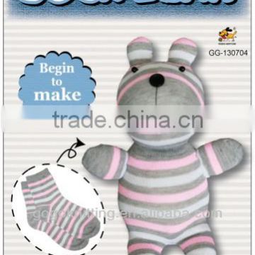 New fashion diy sock kit sock bear