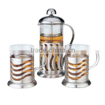 French Press Coffee Maker & Pot Set
