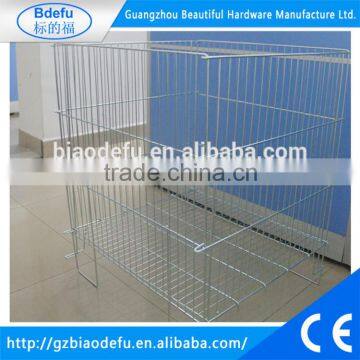 Heavy Duty Collapsible Dump Bin And Wire Basket