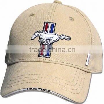 Contrasting piping custom baseball cap and hat