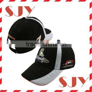 Custom sport car embroidered racing caps,sport caps racing