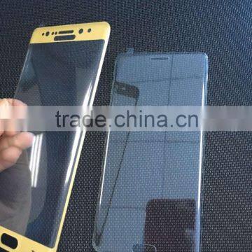 For note7 Screen Protetcor Curved Edge Silk-screen 0.26mm Tempered Glass Screen Protector For Samusng Note7