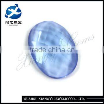 Wholesale glass cabochons oval cabochon sapphire glass clear glass cabochons